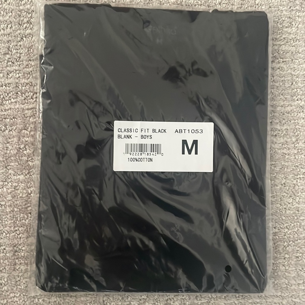 NWT ethika black classic fit!